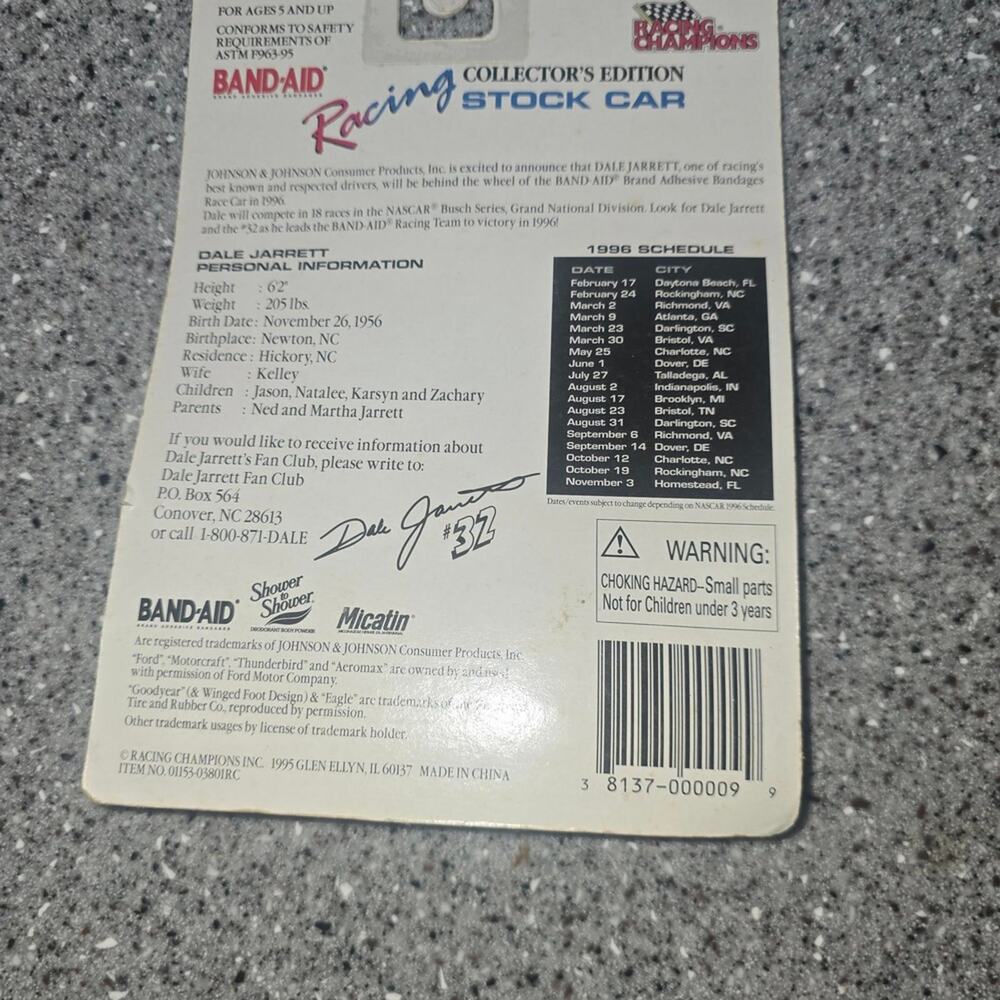 Band-Aid Racing Collector's Edition Stock Car - Picture 2 of 2
